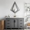 Uniquewise Decorative Metal Wall Mounted Modern Mirror - Perfect for Living Room, Bedroom, Bathroom Vanity, Entryway, or Hallway, Adding Elegance and Charm to Your Space